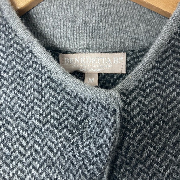 Benedetta B Italian Wool Cashmere Blend Cardigan - Picture 4 of 10